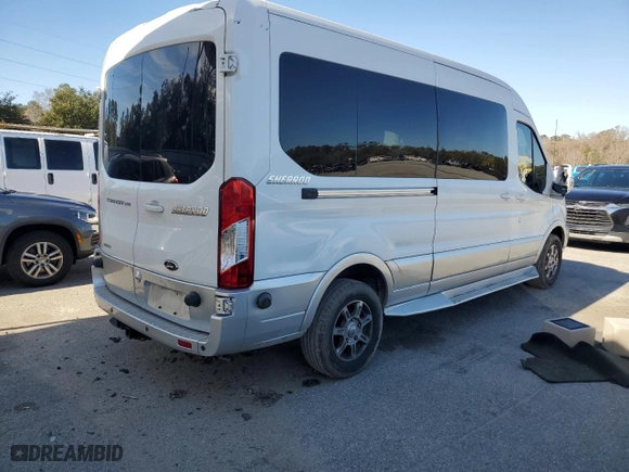 2017 Ford Transit Van with VIN 1FTYR2CG6HKA69191, listed as a Copart auction lot 89069345 with 30,038 mi miles and Salvage Title. Bid and sale history available at carsss.com. Image 3.