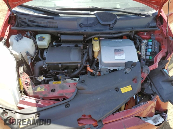 2009 Toyota Prius with VIN JTDKB20U697876707, listed as a Copart auction lot 55289725 with 129,524 mi miles and Salvage Title. Bid and sale history available at DreamBid. Image 11.
