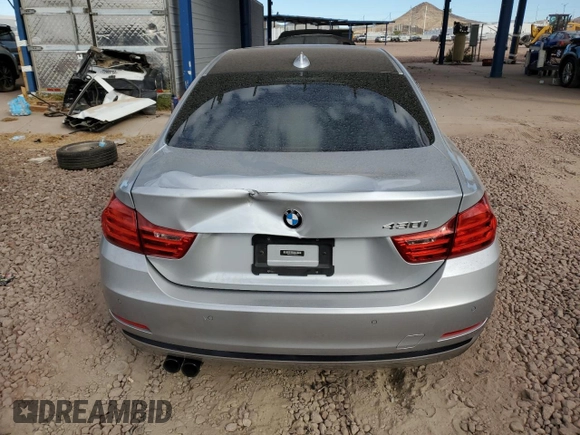 2017 BMW 4 Series 430i with VIN WBA4R7C39HK896107, listed as a Copart auction lot 79202964 with 136,656 mi miles and Salvage Title. Bid and sale history available at DreamBid. Image 6.