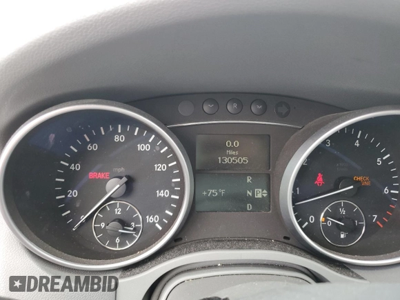2006 Mercedes-Benz M 350 with VIN 4JGBB86EX6A130614, listed as a Copart auction lot 52069445 with 130,505 mi miles and Clean Title. Bid and sale history available at DreamBid. Image 9.