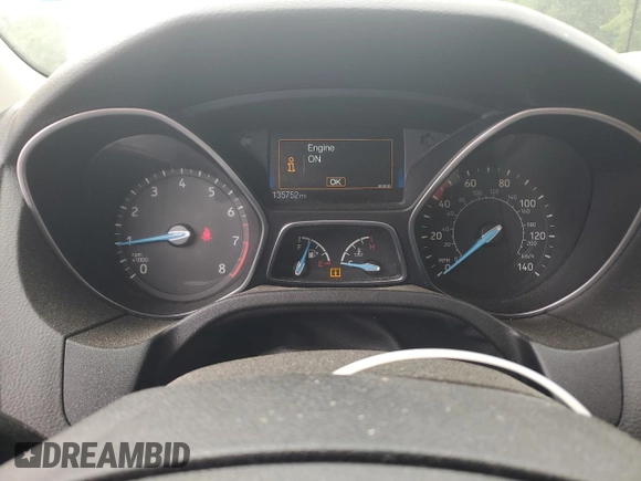 2015 Ford Focus SE with VIN 1FADP3F21FL246821, listed as a Copart auction lot 59732635 with 135,752 mi miles and Salvage title. Bid and sale history available at DreamBid. Image 9.