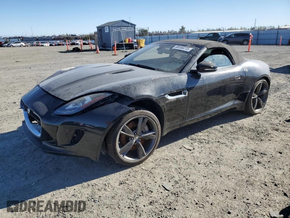 2014 Jaguar F-Type V6 with VIN SAJWA6E75E8K03346, listed as a Copart auction lot 88558275 with Not Provided miles and Salvage Title. Bid and sale history available at DreamBid. Image 1.