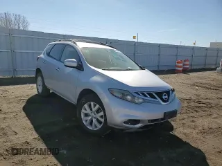 2013 Nissan Murano SV with VIN JN8AZ1MW1DW317095, listed as a Copart auction lot 47275195 with 135,666 mi miles and Salvage Title. Bid and sale history available at carsss.com. Image 12.