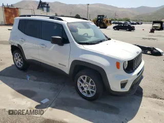 2022 Jeep Renegade Latitude with VIN ZACNJDB12NPN96565, listed as a Copart auction lot 58441965 with 7,162 mi miles and Salvage title. Bid and sale history available at DreamBid. Image 4.