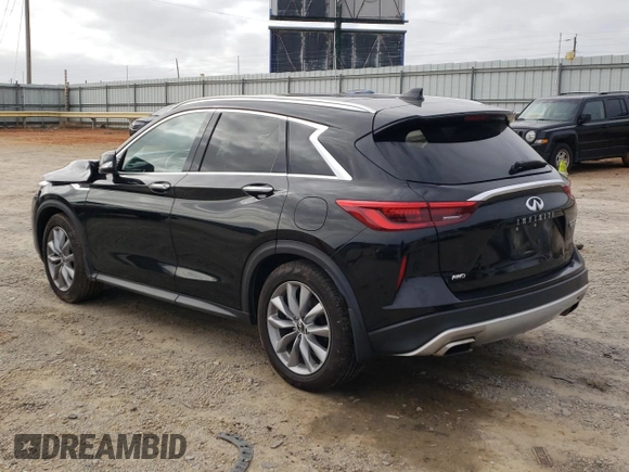 2019 Infiniti QX50 LUXE with VIN 3PCAJ5M3XKF140449, listed as a Copart auction lot 66702012 with 48,468 mi miles. Bid and sale history available at carsss.com. Image 3.