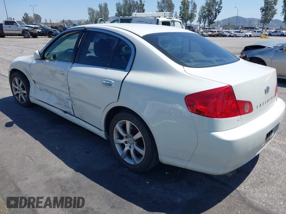 2006 Infiniti G35 with VIN JNKCV51E76M512330, listed as a IAAI auction lot 42022351 with 167,025 mi miles and . Bid and sale history available at carsss.com. Image 3.
