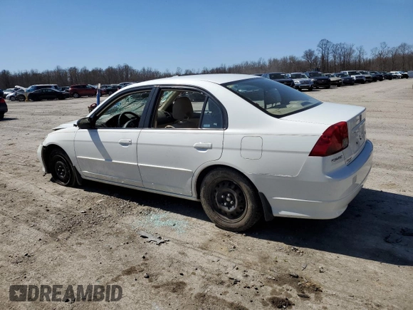 2004 Honda Civic LX with VIN 2HGES16514H613997, listed as a Copart auction lot 50760215 with 32,398 mi miles and Salvage Title. Bid and sale history available at DreamBid. Image 2.