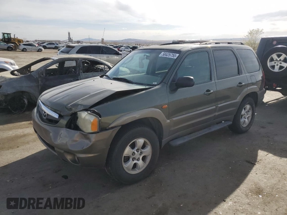 2002 Mazda Tribute LX with VIN 4F2YU09102KM66117, listed as a Copart auction lot 50425755 with 200,902 mi miles and Salvage Title. Bid and sale history available at carsss.com. Image 1.