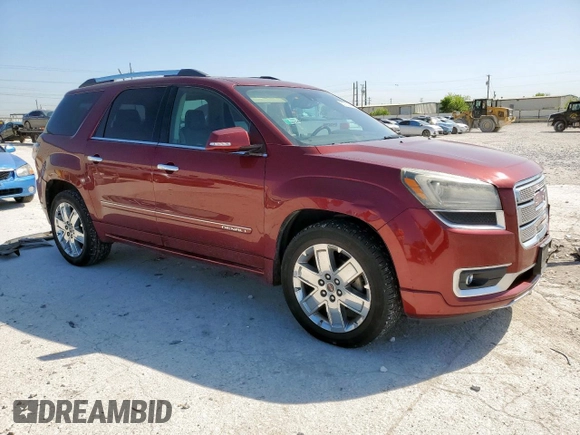 2015 GMC Acadia Denali with VIN 1GKKRTKD6FJ175909, listed as a Copart auction lot 52730395 with 213,061 mi miles and Salvage Title. Bid and sale history available at carsss.com. Image 4.