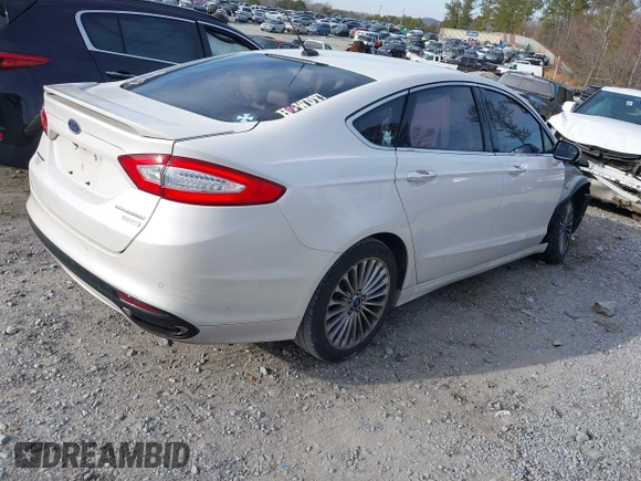 2015 Ford Fusion Titanium with VIN 3FA6P0K92FR274994, listed as a IAAI auction lot 41402325 with 157,332 mi miles. Bid and sale history available at carsss.com. Image 4.