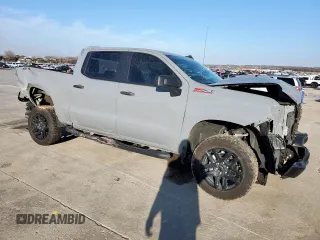 2024 Chevrolet Silverado 1500 Custom Trail Boss with VIN 3GCPDCEK8RG129790, listed as a Copart auction lot 45601905 with 17,105 mi miles and Salvage Title. Bid and sale history available at carsss.com. Image 4.