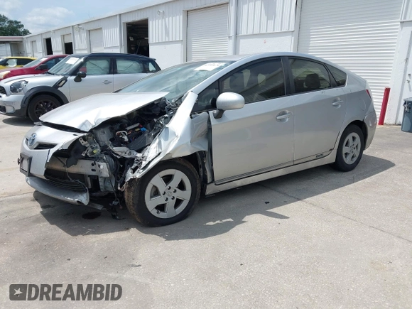 2011 Toyota Prius I with VIN JTDKN3DU0B5287578, listed as a IAAI auction lot 42103674 with 187,808 mi miles. Bid and sale history available at carsss.com. Image 18.
