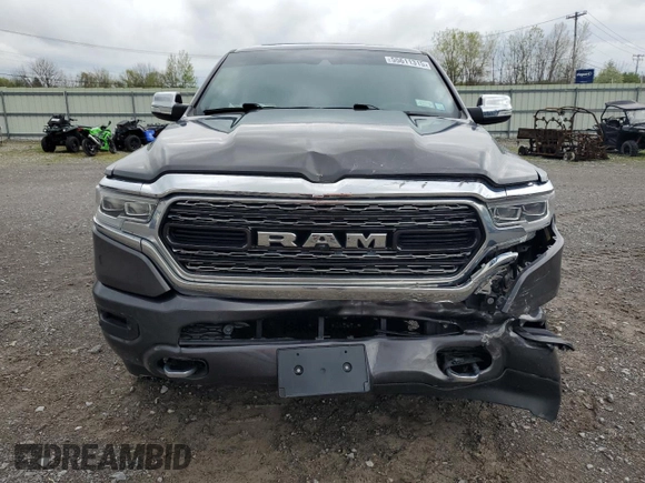 2019 Ram 1500 Limited z VIN 1C6SRFHT9KN692739, wystawiony jako Copart lot #55611315 z przebiegiem 66 191 mil mil oraz Szkoda całkowita • Salvage title. Historia ofert i sprzedaży dostępna na DreamBid. Obrazek 5.
