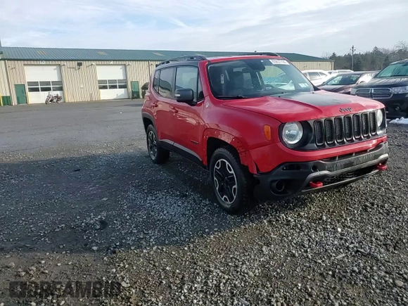2016 Jeep Renegade Trailhawk with VIN ZACCJBCT8GPC75793, listed as a Copart auction lot 83837724 with 133,658 mi miles and Salvage Title. Bid and sale history available at carsss.com. Image 14.