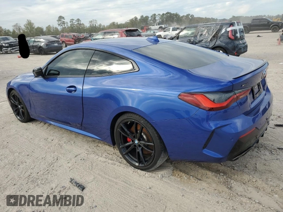 2023 BMW 4 Series M440i xDrive with VIN WBA13AR01PCL45497, listed as a Copart auction lot 82892534 with Not Provided miles and Non Repairable. Bid and sale history available at DreamBid. Image 2.
