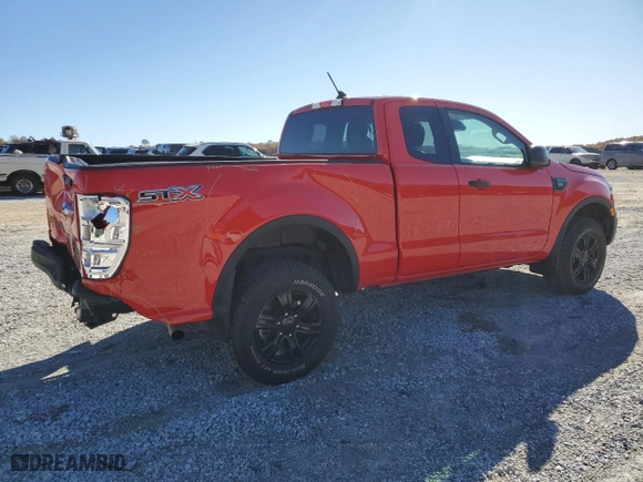 2022 Ford Ranger XL with VIN 1FTER1EH8NLD41152, listed as a Copart auction lot 81456204 with 56,857 mi miles and Salvage Title. Bid and sale history available at carsss.com. Image 3.