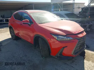 2025 Lexus NX with VIN 2T2ADCAZXSC020901, listed as a IAAI auction lot 41208557 with 3,756 mi miles. Bid and sale history available at carsss.com. Image 1.