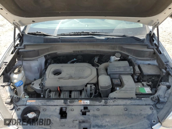 2017 Hyundai Santa Fe 2.4L with VIN 5XYZUDLB9HG491173, listed as a Copart auction lot 61109325 with 104,303 mi miles and Salvage title. Bid and sale history available at DreamBid. Image 12.