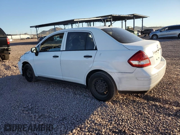 2010 Nissan Versa 1.6 with VIN 3N1CC1AP0AL468324, listed as a Copart auction lot 80086414 with 183,422 mi miles and Salvage Title. Bid and sale history available at carsss.com. Image 2.
