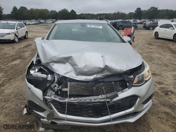 2018 Chevrolet Cruze LS with VIN 1G1BC5SM7J7125494, listed as a Copart auction lot 80716554 with 141,808 mi miles and Salvage Title. Bid and sale history available at carsss.com. Image 5.