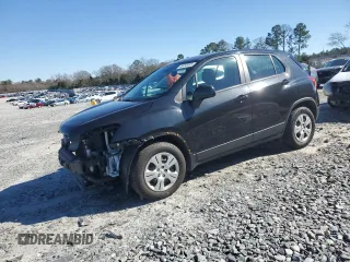 2015 Chevrolet Trax LS with VIN KL7CJKSB9FB092773, listed as a Copart auction lot 45453695 with 166,205 mi miles and Salvage Title. Bid and sale history available at carsss.com. Image 1.