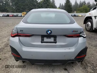 2024 BMW i4 M50 with VIN WBY33AW08RFR92494, listed as a Copart auction lot 64112974 with 3,485 mi miles and Salvage Title. Bid and sale history available at carsss.com. Image 6.