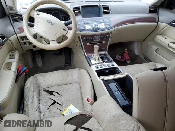 2010 Infiniti M with VIN JN1CY0AR3AM960106, listed as a Copart auction lot 88242525 with Not provided miles and Salvage title. Bid and sale history available at DreamBid. Image 8.