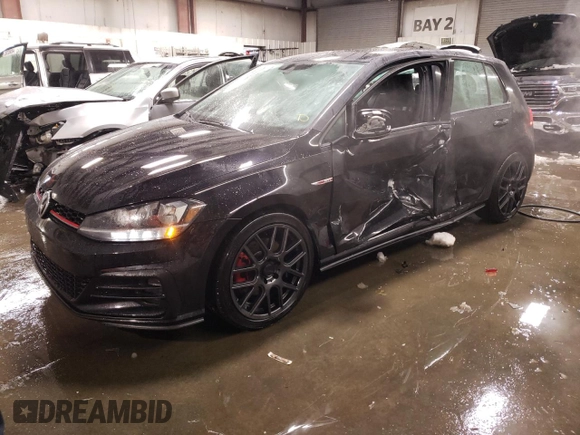 2018 Volkswagen Golf GTI S with VIN 3VW447AU9JM288922, listed as a Copart auction lot 39173114 with 83,647 mi miles. Bid and sale history available at carsss.com. Image 1.