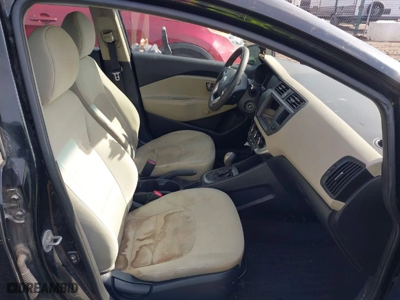 2012 Kia Rio LX with VIN KNADM4A38C6072312, listed as a IAAI auction lot 41514498 with 128,307 mi miles. Bid and sale history available at carsss.com. Image 5.