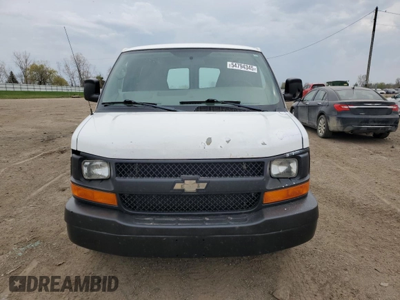 2012 Chevrolet Express Cargo Van with VIN 1GCSGAFX9C1111708, listed as a Copart auction lot 54794345 with 258,344 mi miles and Clean Title. Bid and sale history available at carsss.com. Image 5.