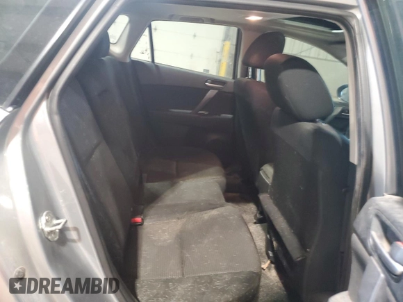 2012 Mazda 3 i Touring with VIN JM1BL1L8XC1605598, listed as a Copart auction lot 57154255 with 94,076 mi miles and Salvage title. Bid and sale history available at DreamBid. Image 10.