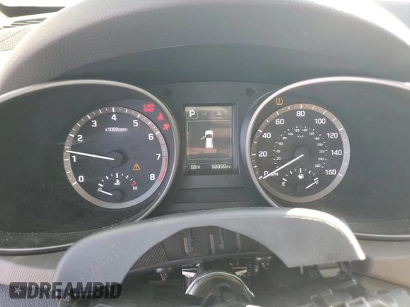 2017 Hyundai Santa Fe 2.4L with VIN 5XYZTDLB8HG382206, listed as a Copart auction lot 60691245 with 98,899 mi miles and Salvage title. Bid and sale history available at DreamBid. Image 9.