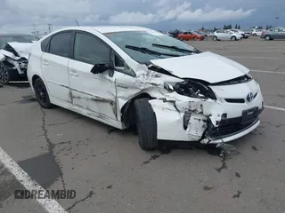 2013 Toyota Prius One with VIN JTDKN3DU9D5685679, listed as a IAAI auction lot 41890554 with 120,024 mi miles. Bid and sale history available at carsss.com. Image 1.