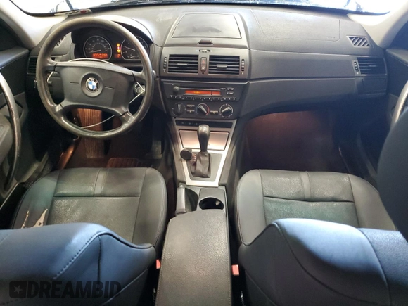 2005 BMW X3 2.5i with VIN WBXPA734X5WC50438, listed as a Copart auction lot 52978285 with 137,175 mi miles and Non Repairable. Bid and sale history available at carsss.com. Image 8.