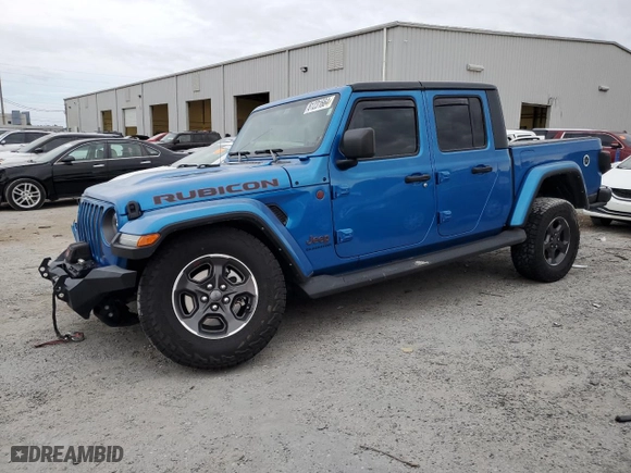 2022 Jeep Gladiator Rubicon with VIN 1C6JJTBM4NL107942, listed as a Copart auction lot 81231664 with 17,245 mi miles and Salvage Title. Bid and sale history available at carsss.com. Image 1.