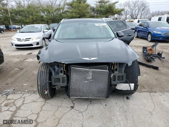 2024 Genesis GV70 2.5T with VIN 5NMMADTB0RH009796, listed as a Copart auction lot 45369775 with 22,061 mi miles and Salvage Title. Bid and sale history available at carsss.com. Image 5.