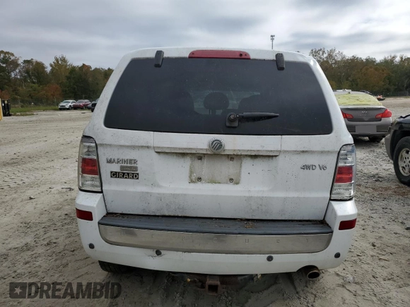 2008 Mercury Mariner Premier with VIN 4M2CU97198KJ36707, listed as a Copart auction lot 78424634 with 224,479 mi miles and Salvage Title. Bid and sale history available at carsss.com. Image 6.
