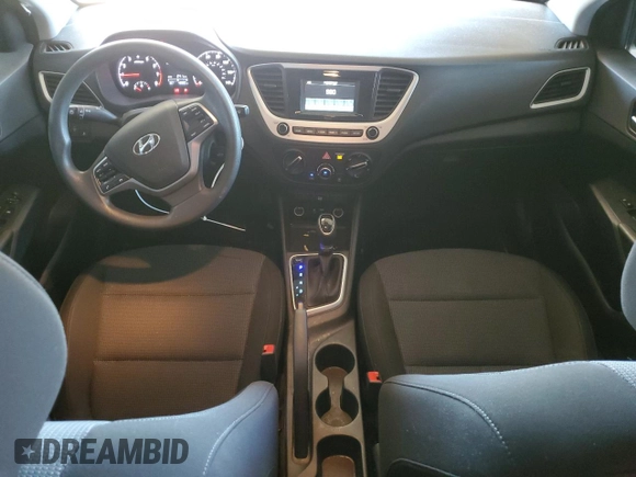 2022 Hyundai Accent SE with VIN 3KPC24A64NE173729, listed as a Copart auction lot 60678615 with 48,990 mi miles and Salvage title. Bid and sale history available at DreamBid. Image 8.