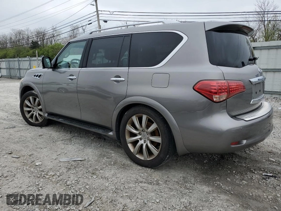 2012 Infiniti QX56 7-passenger z VIN JN8AZ2NE4C9017723, wystawiony jako Copart lot #44863515 z przebiegiem 130 033 mil mil oraz Czysty tytuł • Clean title. Historia ofert i sprzedaży dostępna na DreamBid. Obrazek 2.