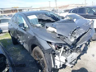 2025 Lexus NX with VIN 2T2KGCEZ5SC060728, listed as a IAAI auction lot 40630186 with 1 mi miles. Bid and sale history available at carsss.com. Image 1.