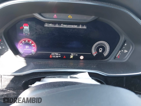 2021 Audi Q3 S line Premium Plus with VIN WA1EECF3XM1133790, listed as a IAAI auction lot 41870016 with 43,794 mi miles and . Bid and sale history available at DreamBid. Image 15.