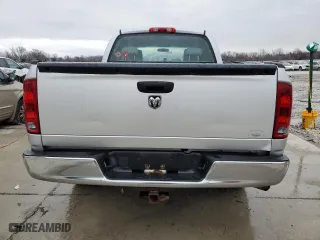 2006 Dodge Ram 1500 ST with VIN 1D7HA18K86J244595, listed as a Copart auction lot 43955415 with 119,541 mi miles and Salvage Title. Bid and sale history available at carsss.com. Image 6.