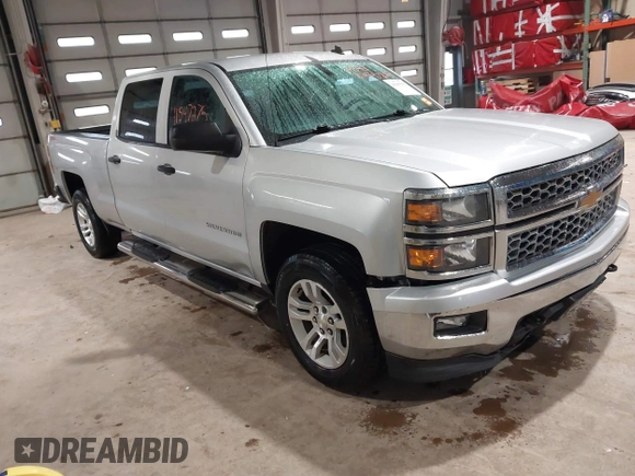 2014 Chevrolet Silverado 1500 LT with VIN 3GCUKREC7EG194659, listed as a IAAI auction lot 41547275 with 161,046 mi miles and . Bid and sale history available at DreamBid. Image 1.