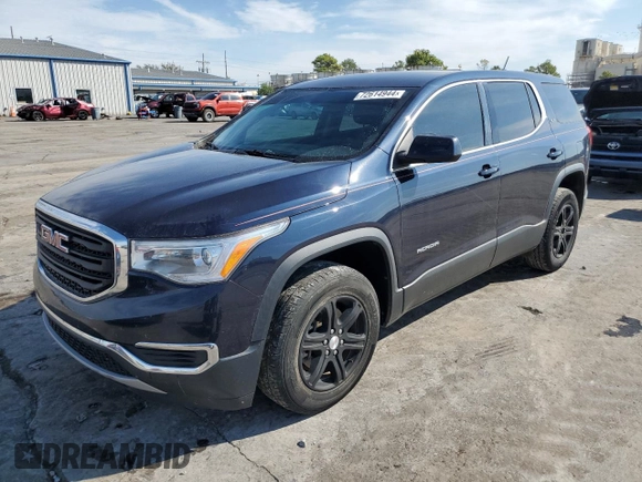 2017 GMC Acadia SLE with VIN 1GKKNKLA1HZ241460, listed as a Copart auction lot 72614944 with 179,981 mi miles and Salvage Title. Bid and sale history available at DreamBid. Image 1.