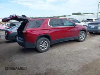 2019 Chevrolet Traverse LT Cloth with VIN 1GNERGKW9KJ259919, listed as a IAAI auction lot 40402725 with 114,645 mi miles. Bid and sale history available at carsss.com. Image 4.