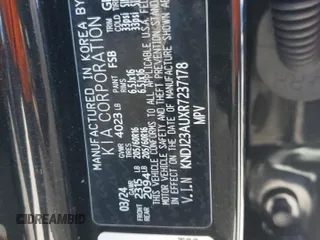 2024 Kia Soul S with VIN KNDJ23AUXR7237178, listed as a Copart auction lot 48036445 with 10,809 mi miles and Salvage Title. Bid and sale history available at DreamBid. Image 12.