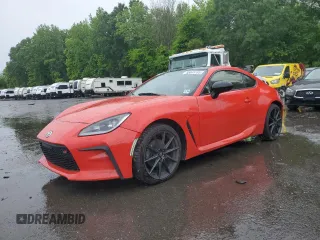 2023 Toyota 86 Premium with VIN JF1ZNBE19P9752619, listed as a Copart auction lot 58045185 with 17,237 mi miles and Salvage title. Bid and sale history available at DreamBid. Image 1.