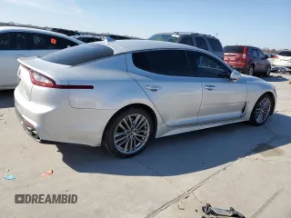 2018 Kia Stinger with VIN KNAE15LAXJ6012401, listed as a Copart auction lot 89369765 with 84,964 mi miles and Salvage Title. Bid and sale history available at DreamBid. Image 3.