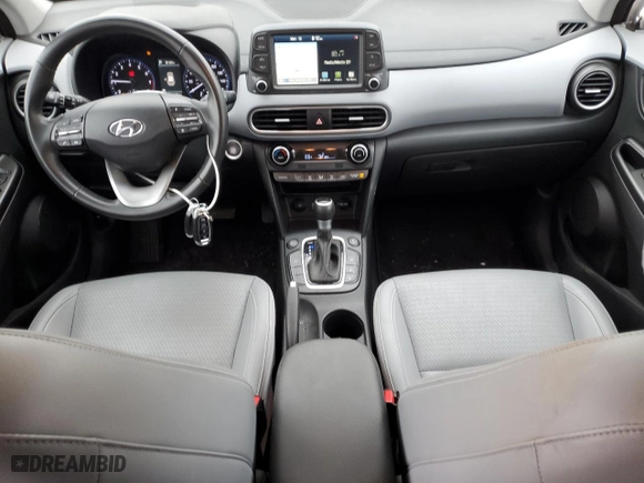 2021 Hyundai Kona Ultimate with VIN KM8K5CA50MU720575, listed as a Copart auction lot 48756425 with 27,054 mi miles and Salvage Title. Bid and sale history available at carsss.com. Image 8.