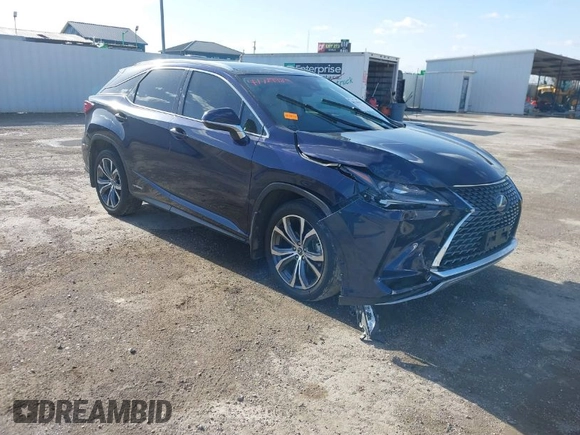 2022 Lexus RX with VIN 2T2HGMDA8NC083727, listed as a IAAI auction lot 41719989 with 39,666 mi miles. Bid and sale history available at carsss.com. Image 1.